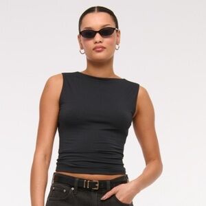 Abercrombie & Fitch draped cowl back top